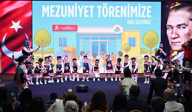 ANTALYA OSB GÜNDÜZ BAKIMEVİNDE MEZUNİYET COŞKUSU