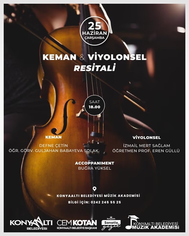 Konyaaltı Belediyesi'nden iki konser birden