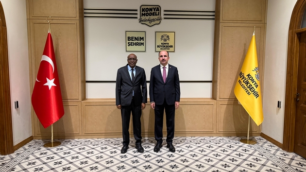 CİBUTİ CUMHURİYETİ ANKARA BÜYÜKELÇİSİ ABDİLLAHİ, BAŞKAN ALTAY’I ZİYARET ETTİ
