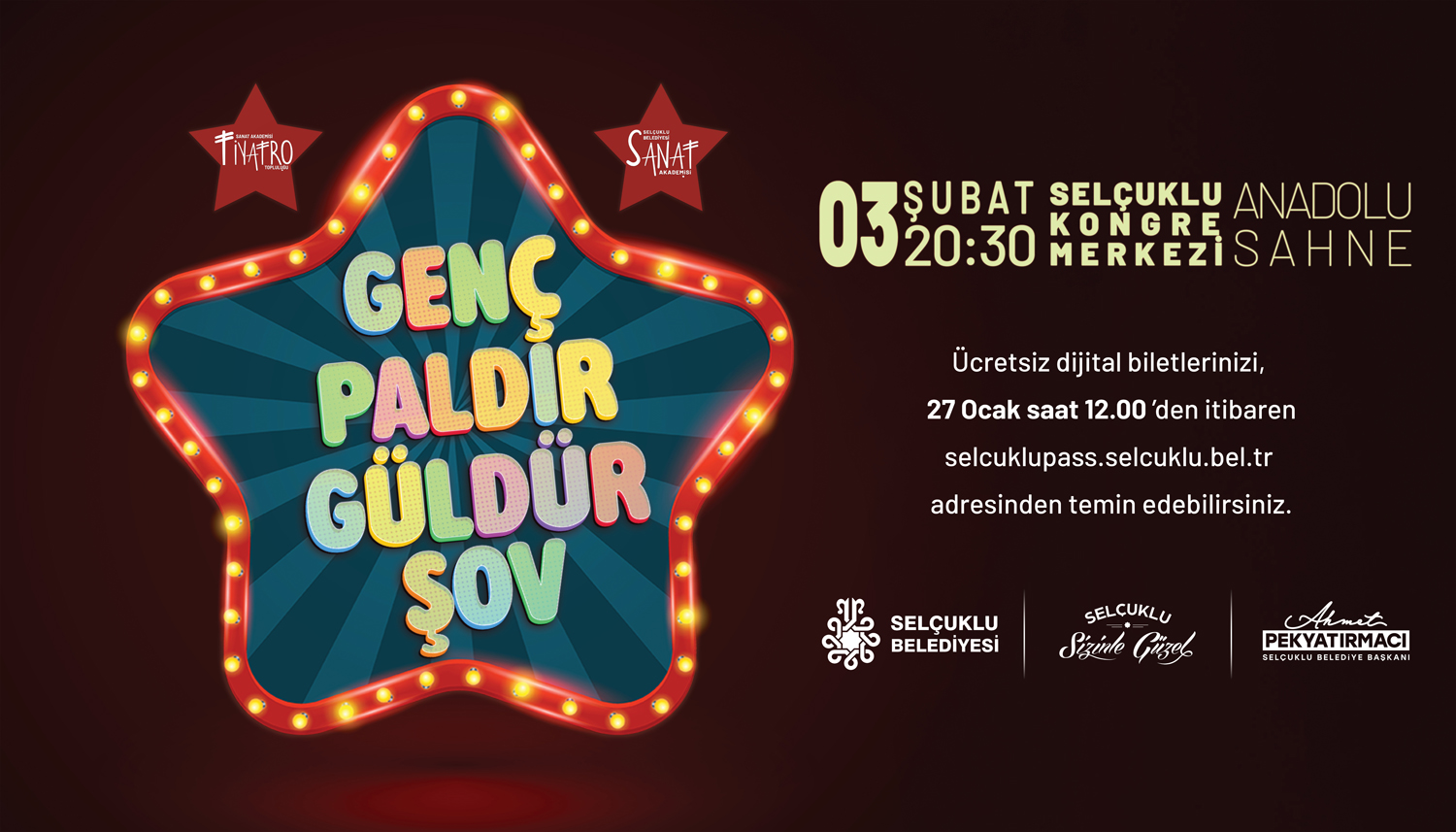 SELÇUKLU’DA ŞUBAT AYI KÜLTÜR SANAT ETKİNLİKLERİ İLE  DOLU DOLU GEÇECEK